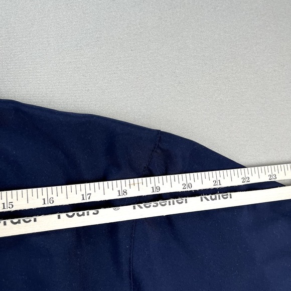 Zero Restriction Golf Jacket Windbreaker Adult Medium Navy Blue 1/4 Zip Outdoor - Picture 11 of 11